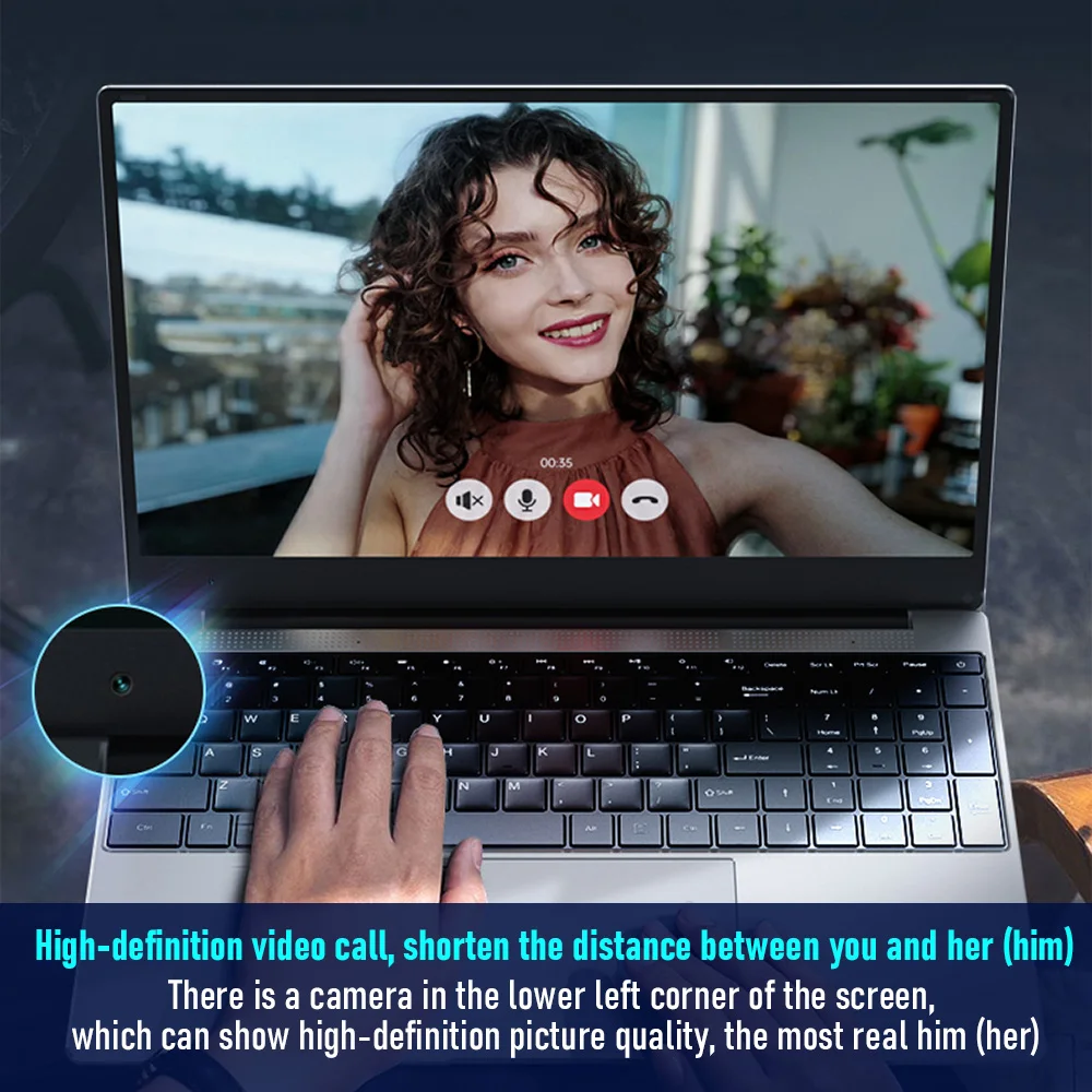 Игровой портативный ноутбук BEEX 15 6 дюймов Intel Core i3 разблокировка отпечатком