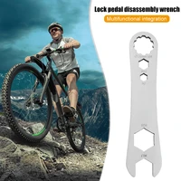 multifunction mtb road bicycle chain ring chainwheel peg spanner bike chainring nut bolt wrench removing repair tool