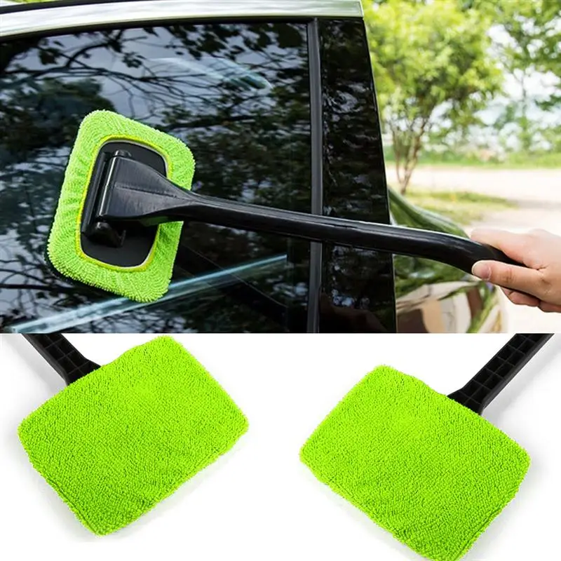 

5/3/2/1 pcs Portable Cleaning Brush Car Window Windshield Microfiber Cleaning Cloth Automotive Accessory