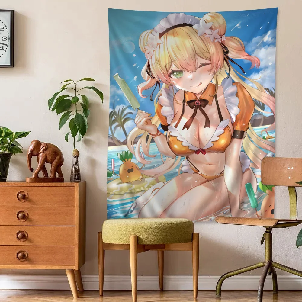 Momosuzu Nene Hololive художественный принт дешевый хиппи настенный богемный гобелены