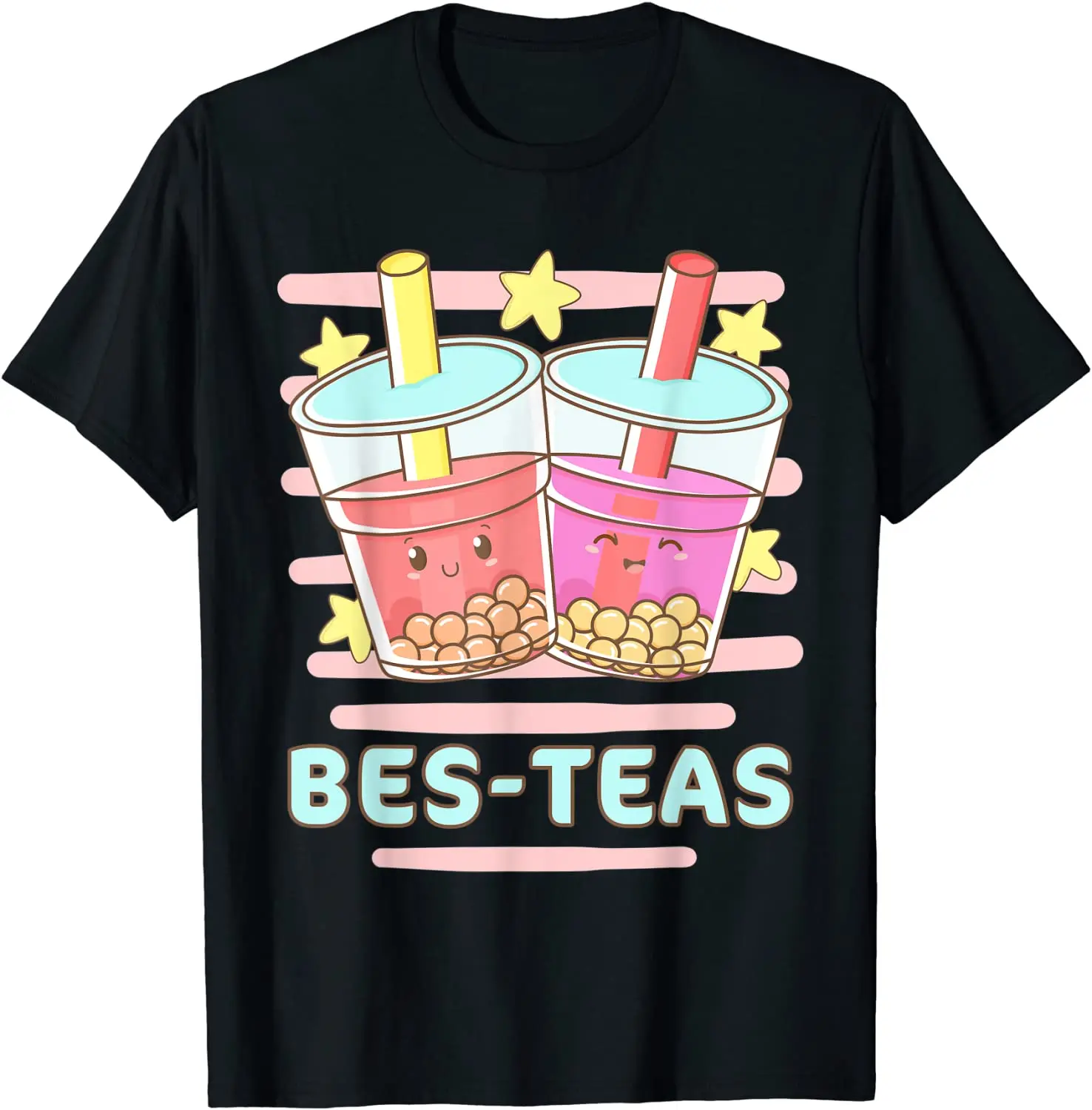 

Футболка Kawaii Boba Bes-Tea с надписью Best Friends