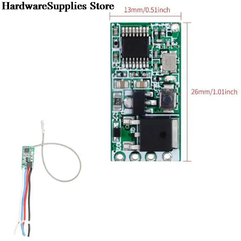 Релейный приемник сделай сам 433 МГц 1 канал универсальный беспроводной пульт