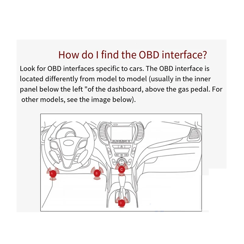V100 Автомобильные диагностические инструменты Цифровой дисплей Сканер OBD 2