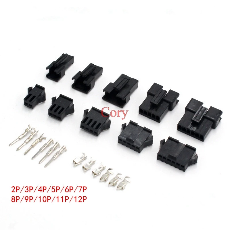 

Разъемы SM2.54 2/3/4/5/6/7/8/9/10/11/12 контакта 2.54 мм + клеммы SM-2P SM-2R JST