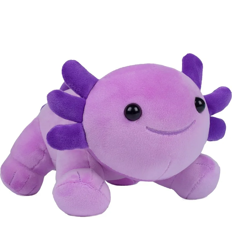 

New 25cm 4 color Axolotl Plush Toy Soft Stuffed Animal Cartoon Plushie Axolotl Dolls Kids Adults Gamer Gift Home Decoration