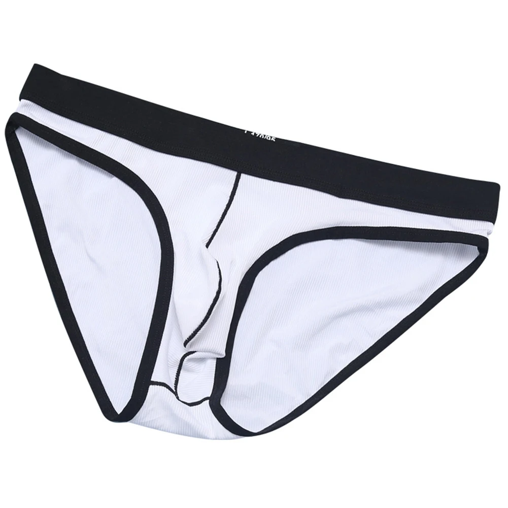 

Mens Sexy Underwear Breathable Briefs Low Waist Penis Bulge Pouch Panties Gay Lingerie Shorts Knickers Elastic Male Underpants