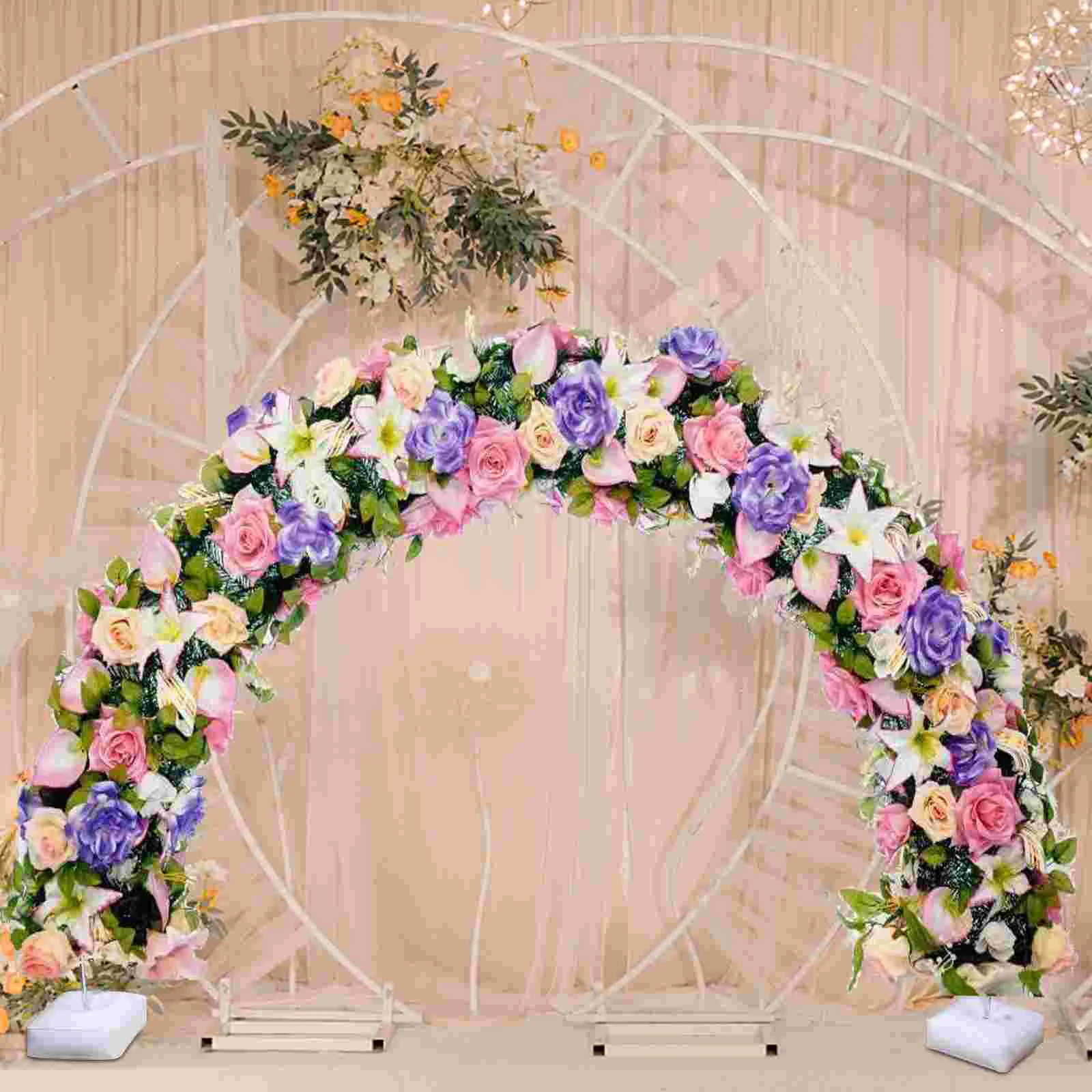 

Balloon Arch Frame Wedding Stand Supports Display Party Pvc Christmas Kit Baby Circle