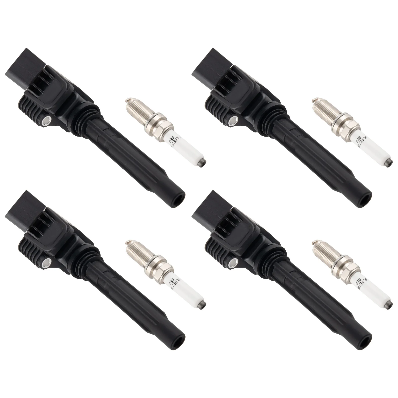 Комплект катушек зажигания UF716 и иридиевых свечей LFER7BHX для Audi 2015-2016 А3 1.8L L4 06H 905110 H L