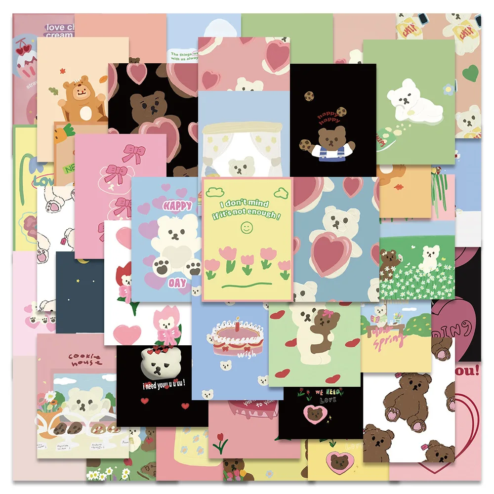 

40PCS Cute girl poster Stickers Laptop Luggage Hand Account Decoration water proof toys Sticke