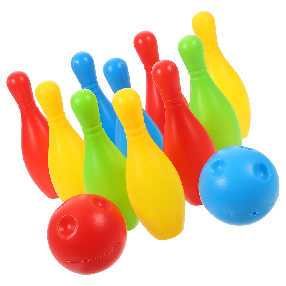 Mini Bowling Pin Football Toys Toddler Halloween Interesting Game Indoor Kids Plastic
