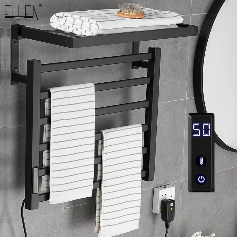 

ELLEN Bathroom Electric Bath Towel Warmer Heating Towel Shelf Rack Towel Dryer shelf heated Electric towel rack EL7721