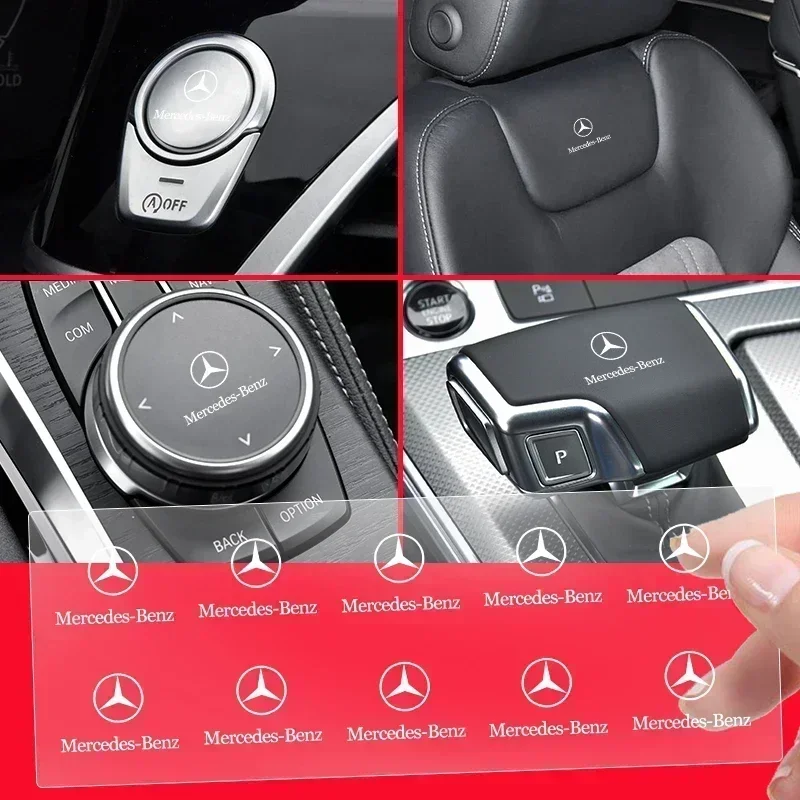 Наклейки для интерьера Mercedes Benz AMG A B C E S class GLA GLC CLA GLK GLE