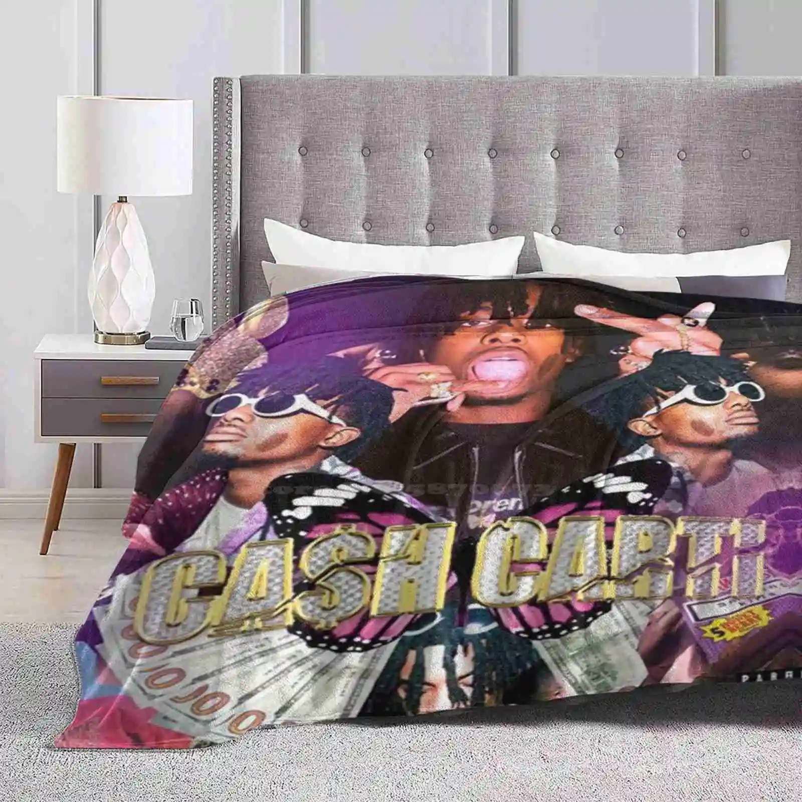 Модное мягкое теплое одеяло n60uk lulut Akeh большое красное с принтом в виде героев