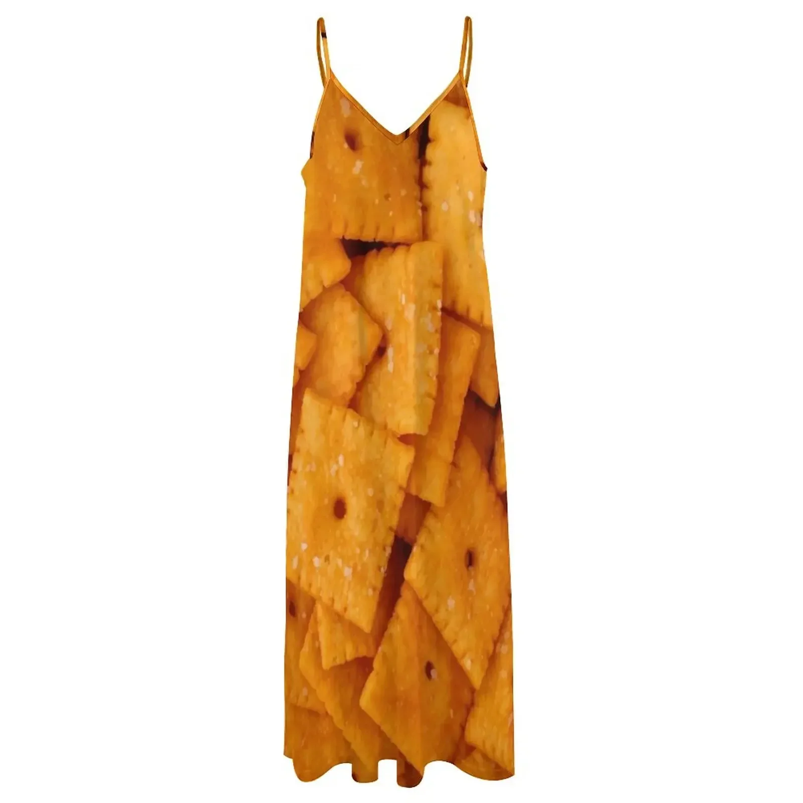 Женское летнее платье без рукавов 2024