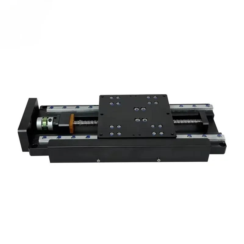 Фото Моторизованный линейный модуль скользящего стола C&K JMLX-100R(DAIN-ST150) 2026 года, 100*105 мм, с шарико-винтовой передачей, алюминиевый, моторизованный №2