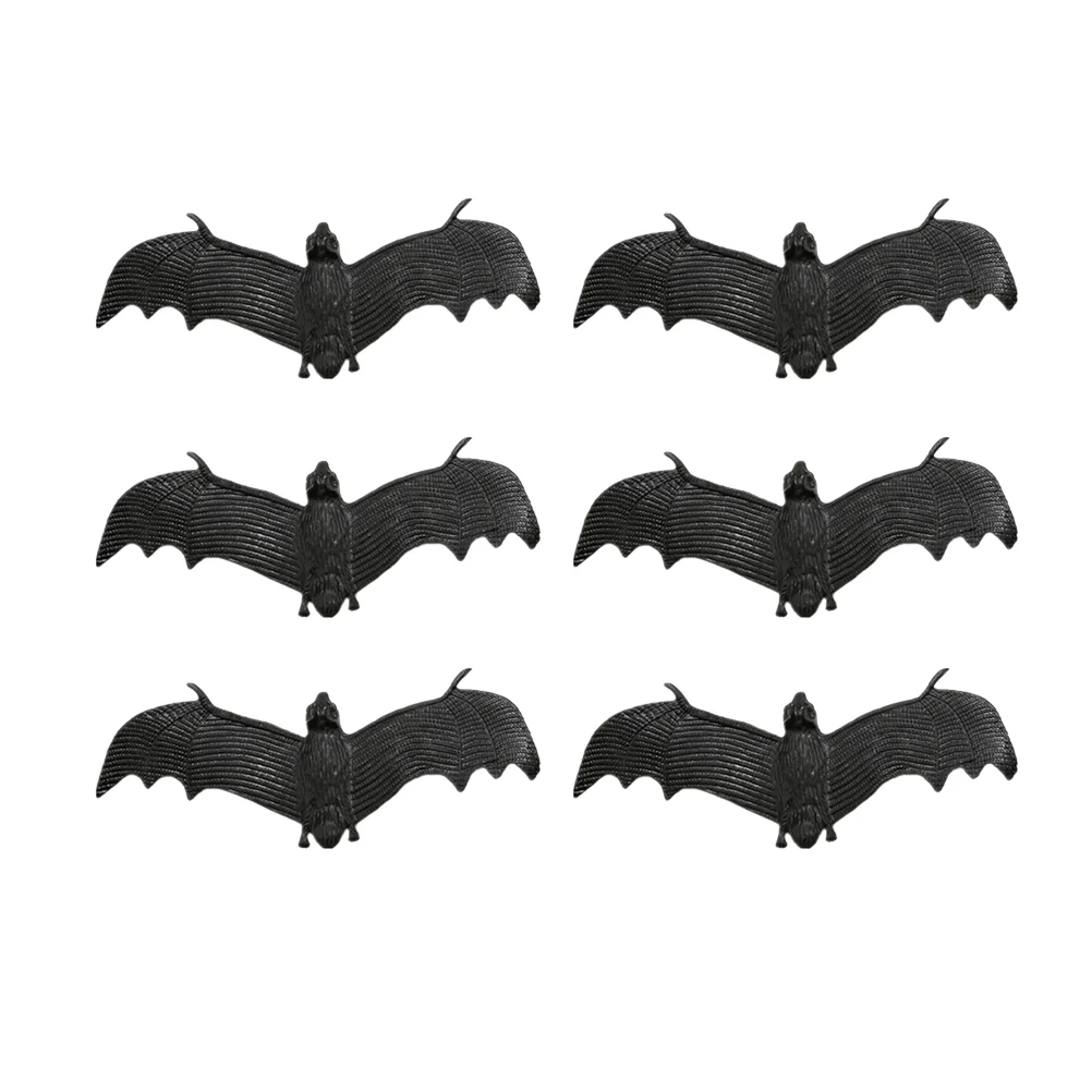 

Halloween Bat Bats Decor Fake Decorations Tricky Props Prop Outdoor Hanging Day Fools April Bugs Toys Artificialspiders