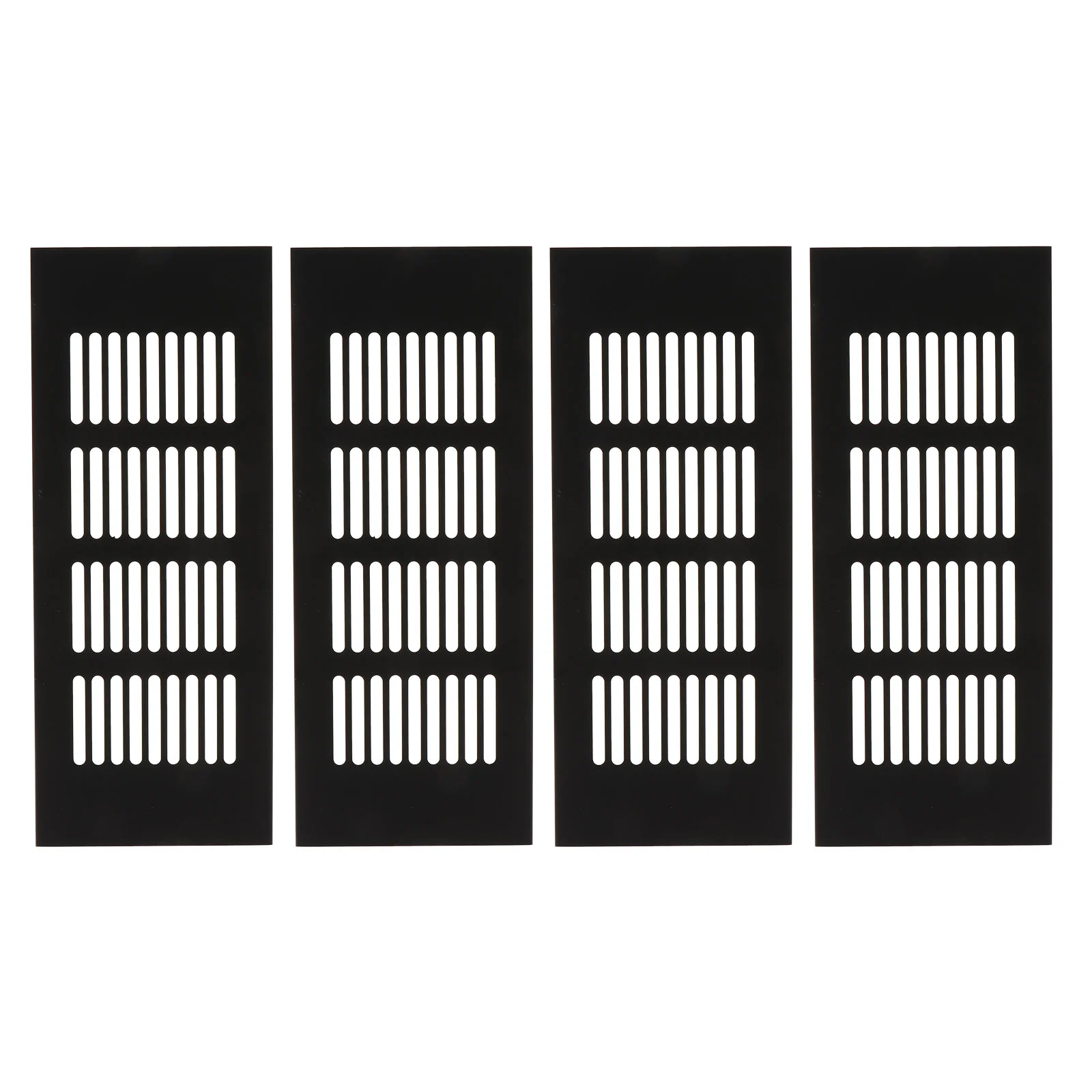 

Сетка вентиляционная черная из алюминиевого сплава, 4 шт.