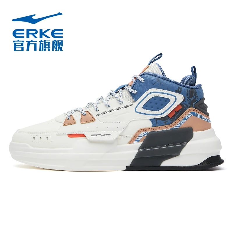 

Hongxing Erke Couple High top Board Shoes Men's Autumn New Fashion Thick soled Casual Sneakers Children