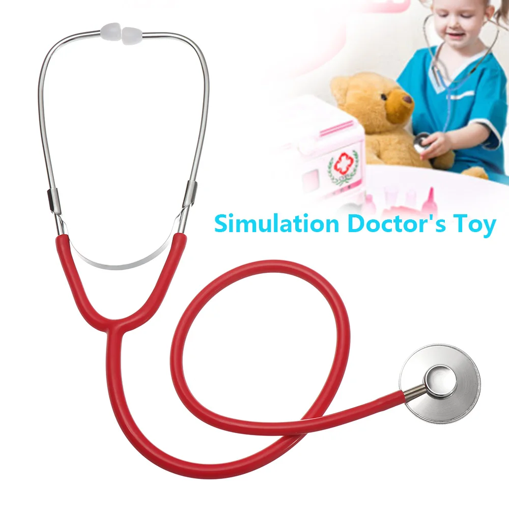 

Simulation Doctor's Toy Stethoscope Toy Family Child Games Imitation Plastic Stethoscope Accessories for Kids Gift Doctor Toys
