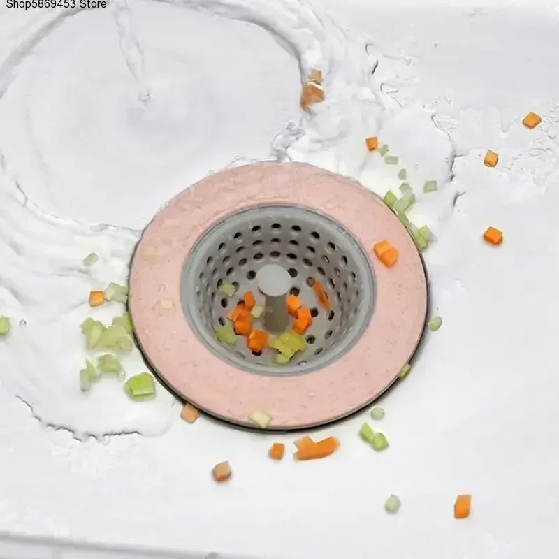 Силиконовое сито для раковины фильтр кухонной сетчатые наполнители волос