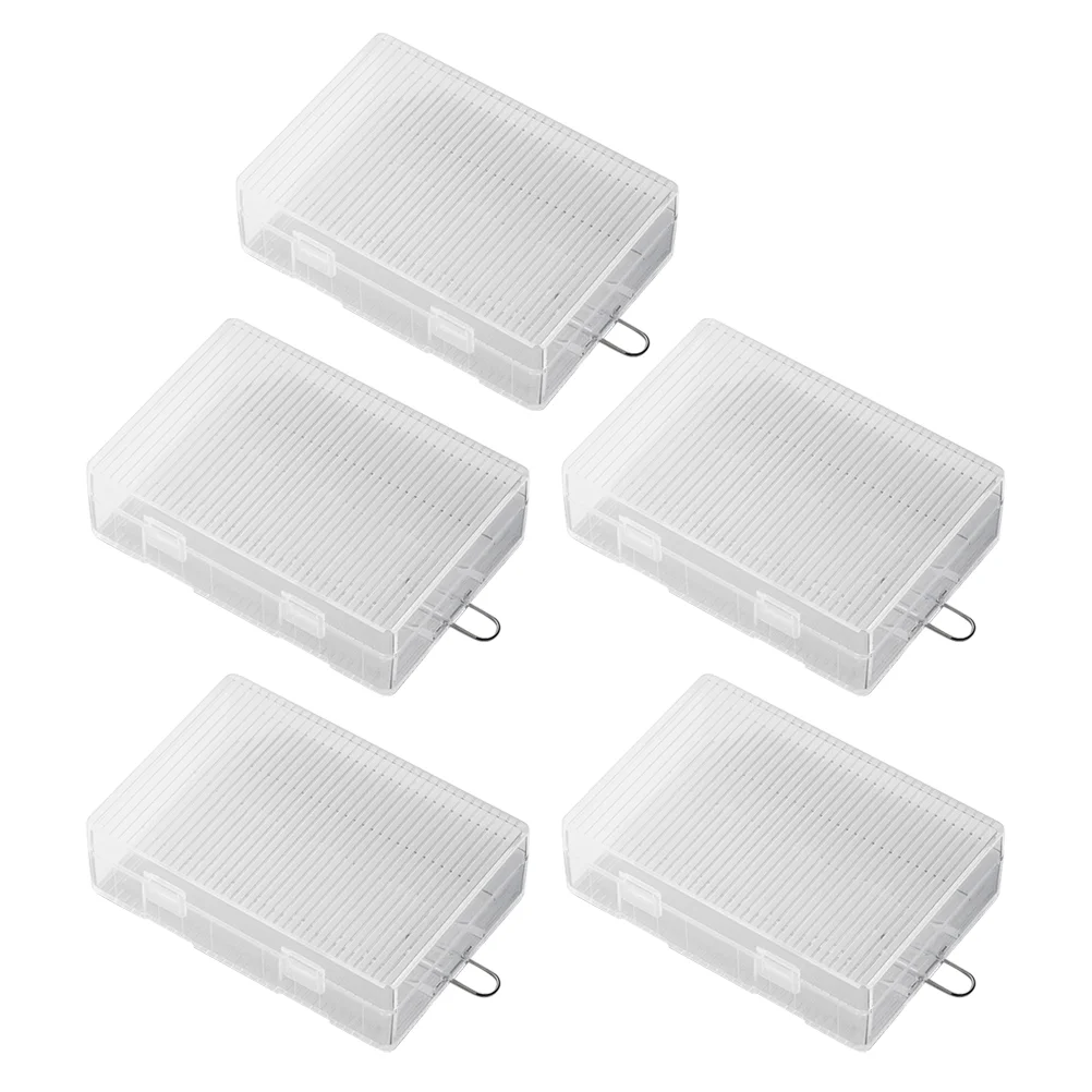 

5 PCS Battery Box Accessories Container Battery Carrying Box for 26650 Battery