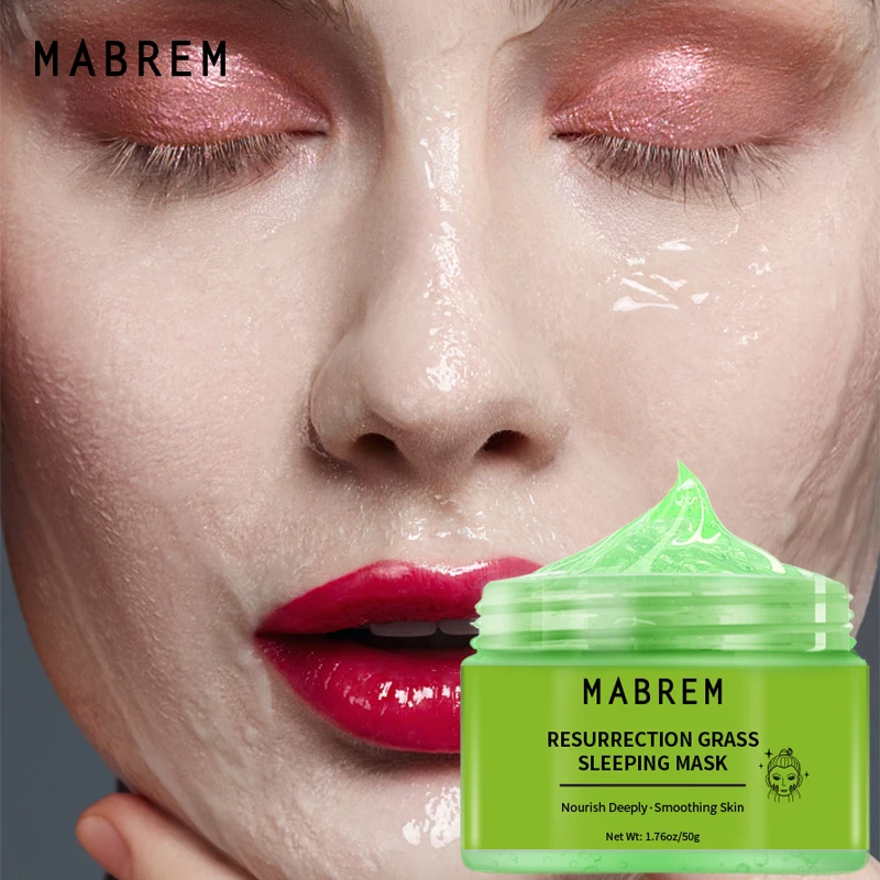 

MABREM Revitalizing Grass Moisturizing Sleeping Mask Treatment Anti-Aging Moisturizing Whitening Sleeping Mask 50g