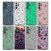 fashion multi color fire butterfly phone case for samsung note 8 note 9 note 10 m11 m12 m30s m32 m21 m51 f41 f62 m01 silicone