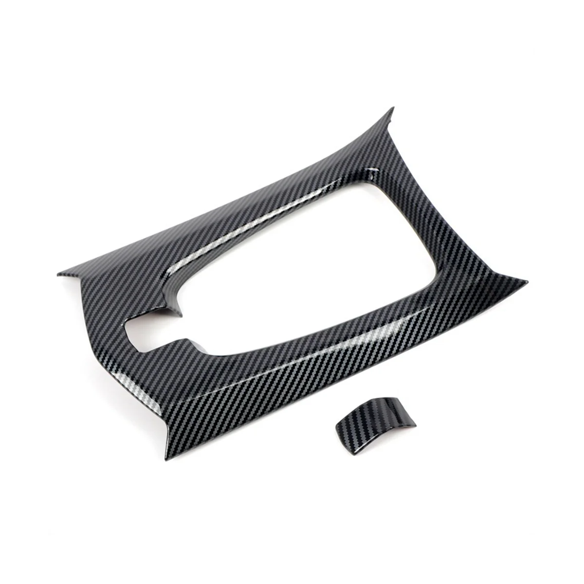 

Center Control Gear Panel Cover Trim for 2008 2009 2010 2011 2012 2013 Accessories - ABS Carbon Fiber