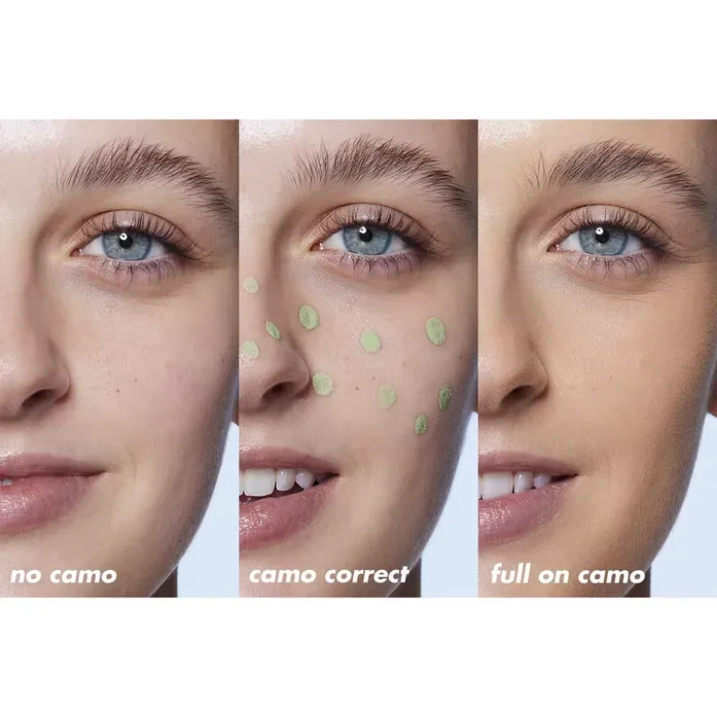 Цветной корректор Elf Camo камуфляжный консилер Обложка от следов акне яркость