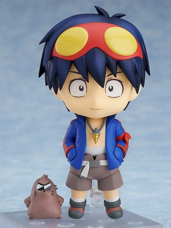 

100% оригинал: Аниме Фигура Tengen Toppa Simon Q version figma из ПВХ аниме Модели игрушки Фигурки коллекционные куклы в подарок