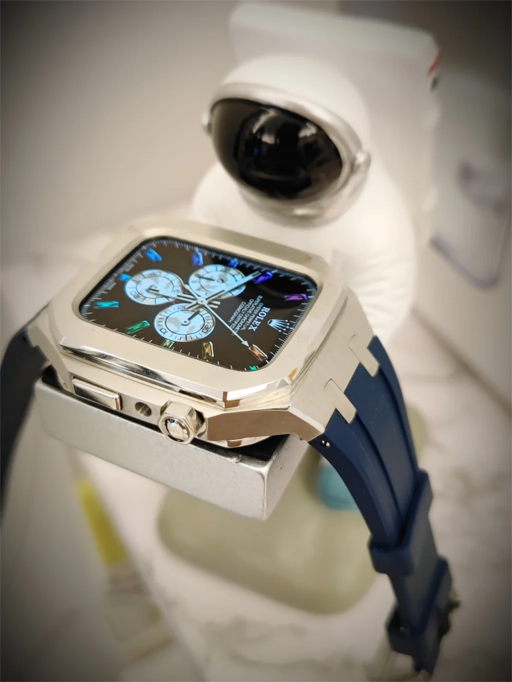 Latest Stainless Steel Compatible With Apple Apple Watch Band 6 44mm 40mm Strap For IWatch Series 44mm Modification Noble Metal