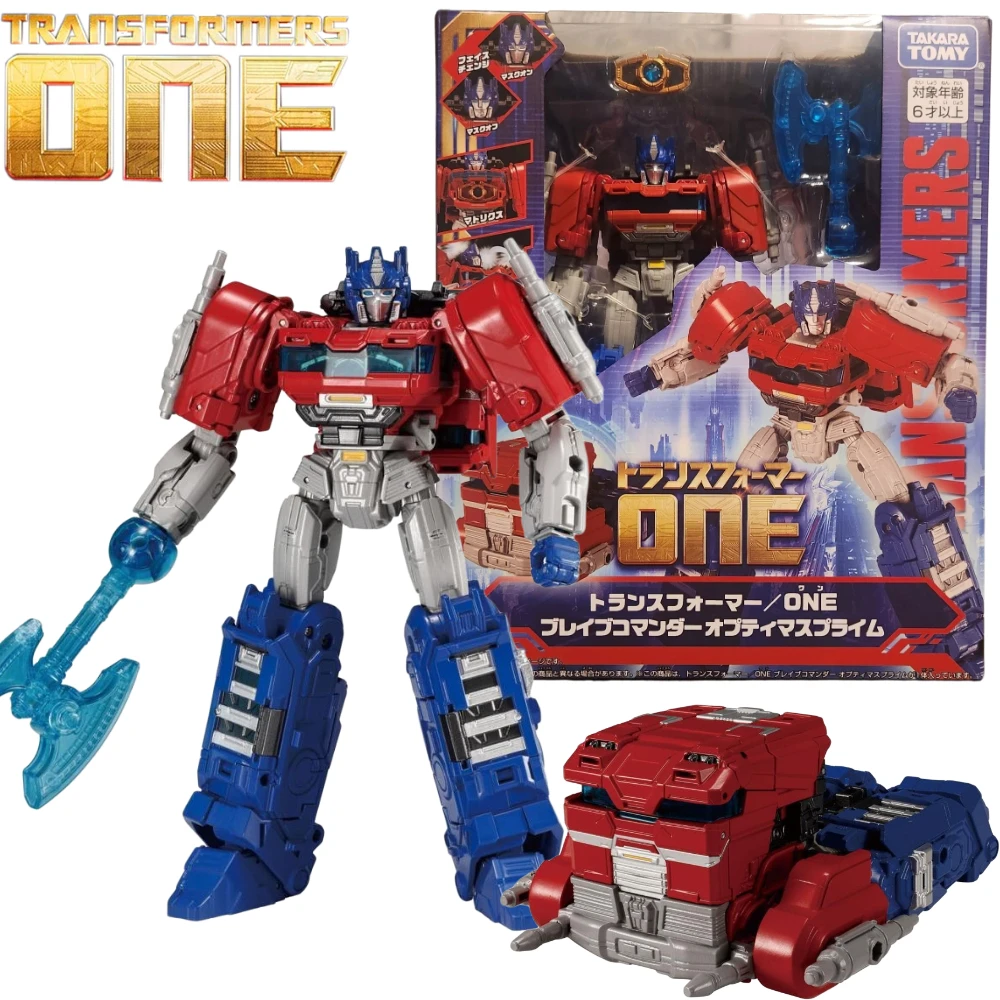В наличии Takara Tomy Трансформеры One Optimus Prime экшн-фигурка командира храбрости игрушка