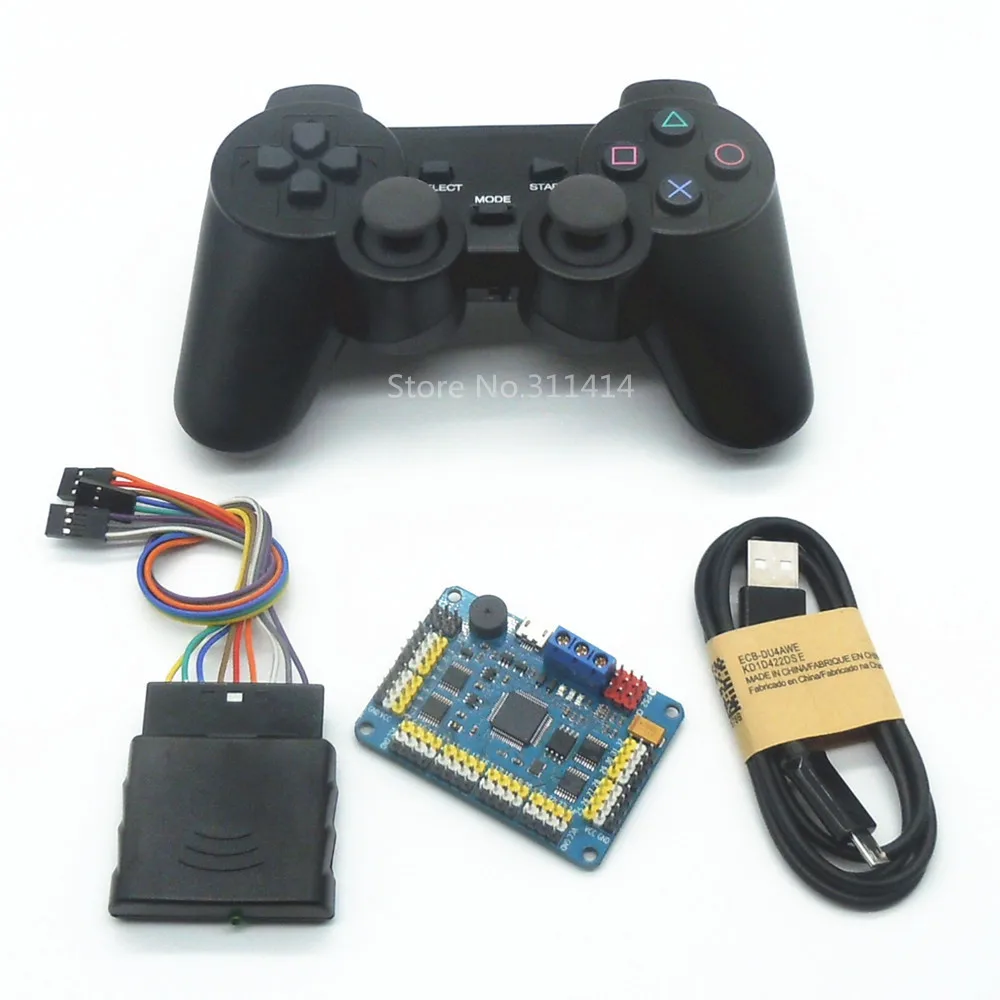 1 шт. 32 канала серводвигатель контроллер и ручка приемника для платформы сделай