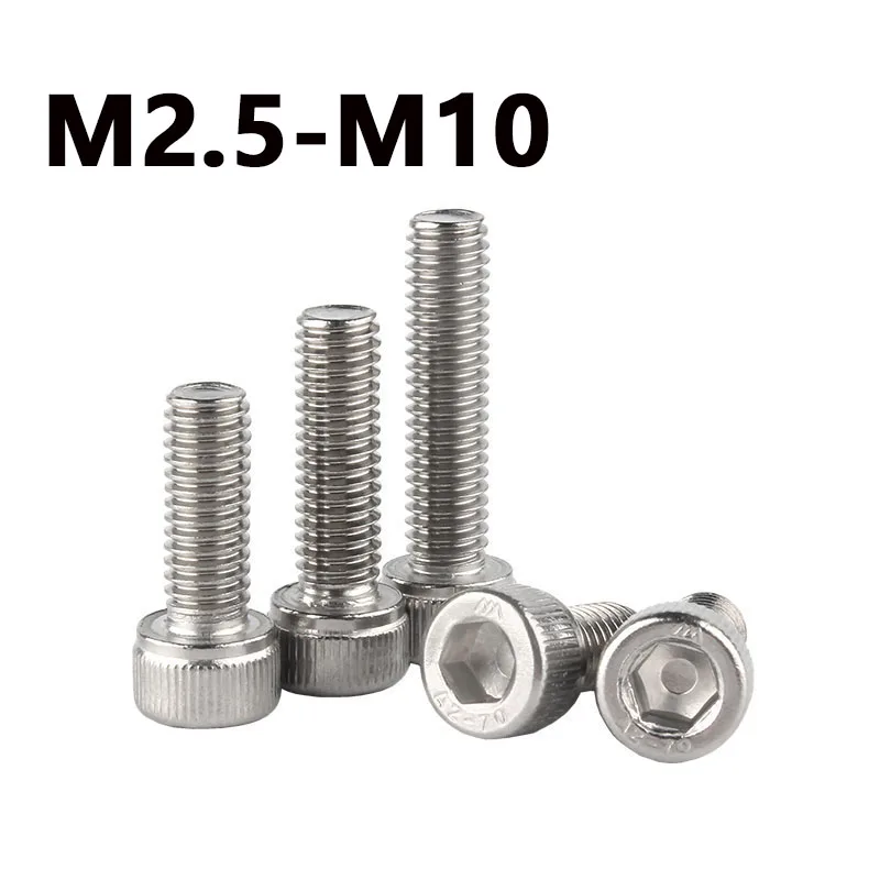 

M2.5M3M4M5M6M8M10 304 Внутренний шестигранный винт из нержавеющей стали