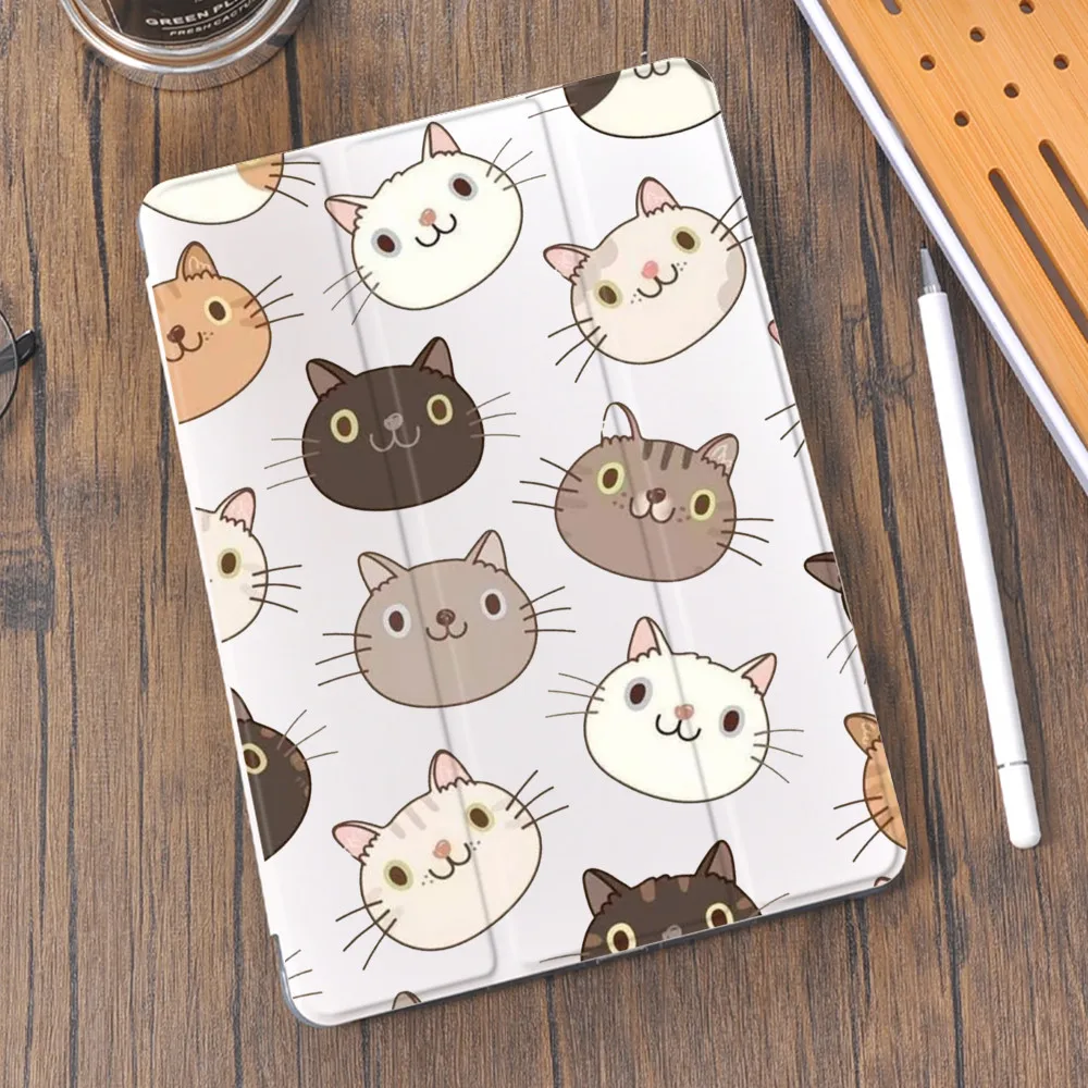 

Cute Cartoon Case for iPad Air 5 4 Pro 10.5 11 12.9 2021 9th Generation Funda with Pencil Holder Mini 6 10.2 8th Air 2 Coque