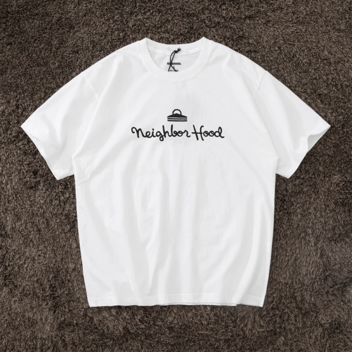 

NEIGHBORHOOD Unisex Tees Men's and Women's Cartoon Printed Round Neck Short Sleeve All-match T-shirt S-4XL