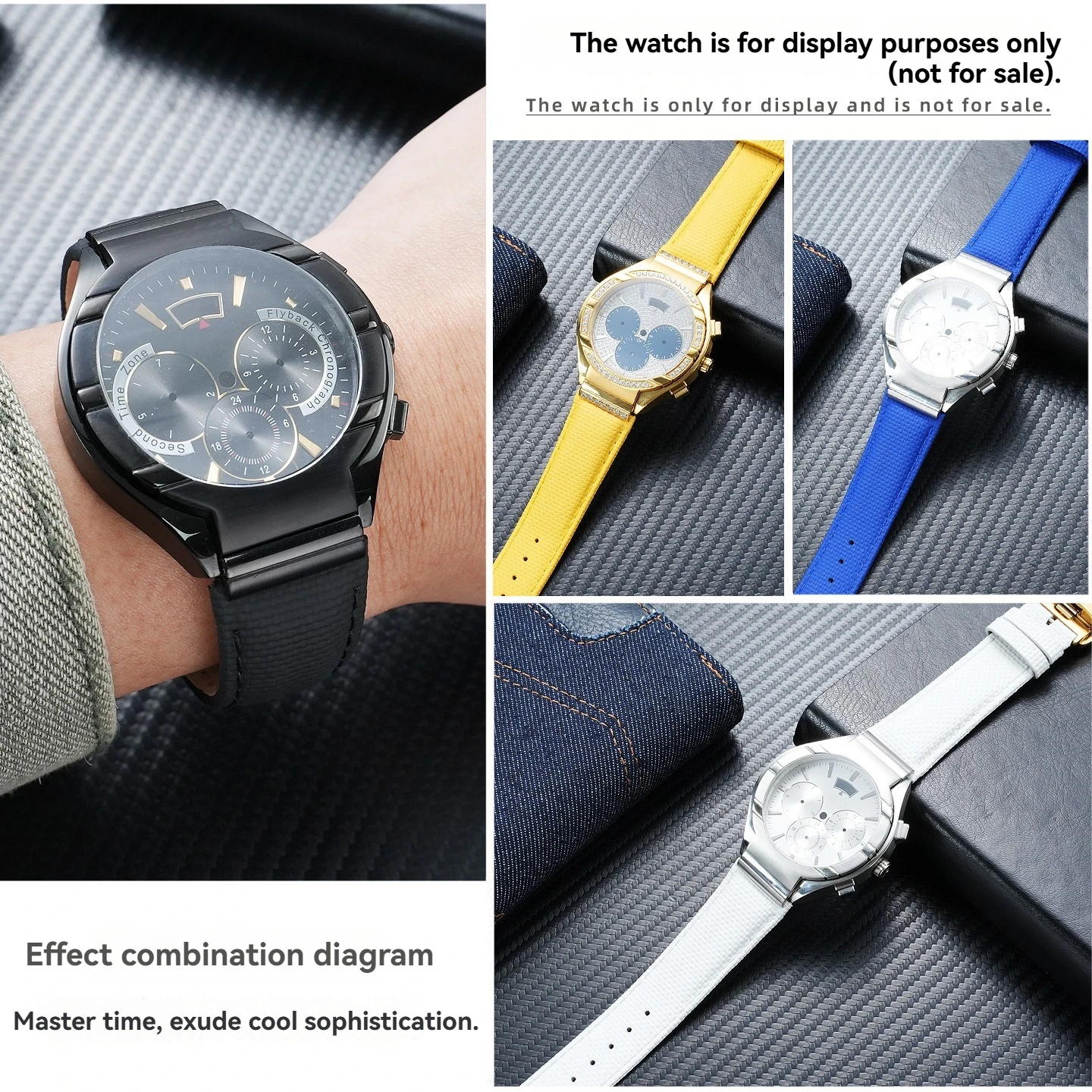 Фото Высококачественный ремешок из фторкаучука FKM для серии PIAGET POLO G0A31159/38159, аксессуар для часов, 21 мм. №2