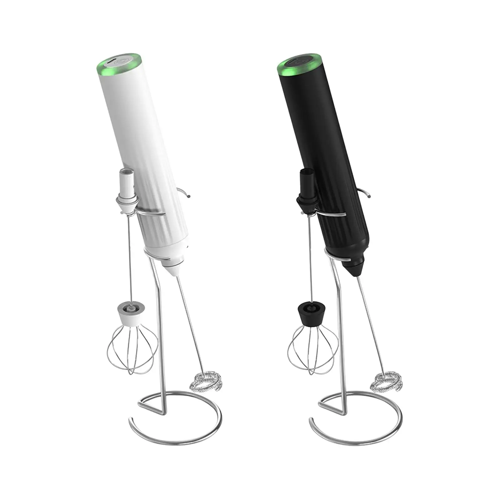 

Электрический вспениватель молока с венчиком и подставкой из нержавеющей стали, ручной взбиватель для яиц, взбиватель для кофе, для горячего шоколада