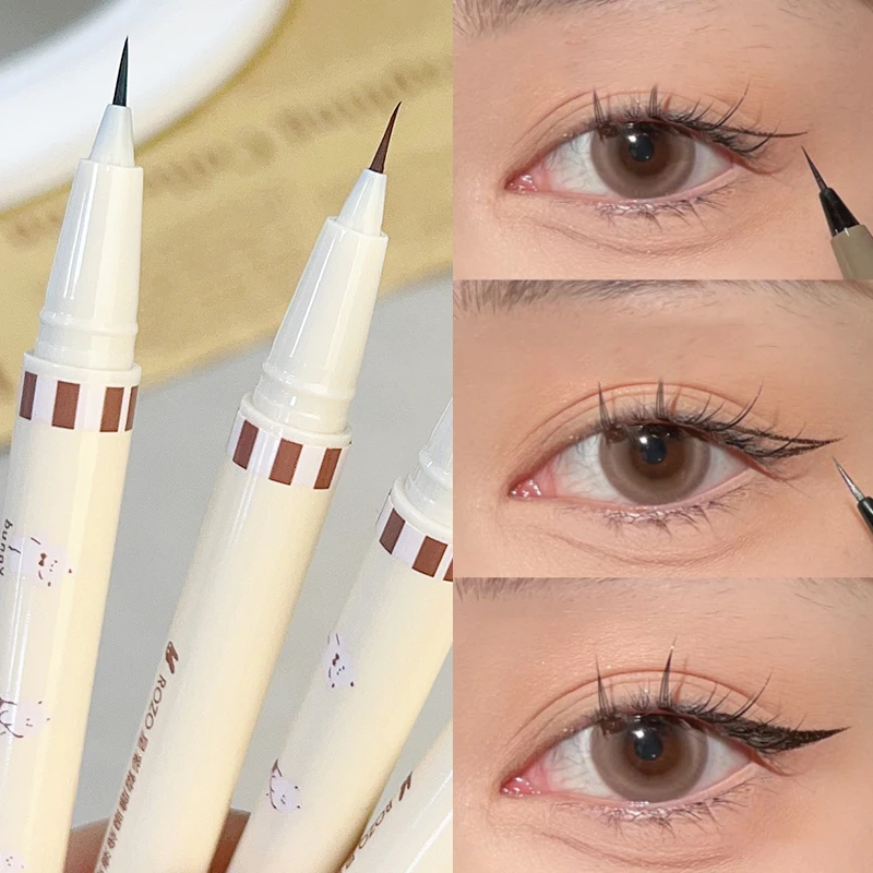 

0.005mm Waterproof Matte Liquid Eyeliner Pen Lower Lashes Lying Silkworm Lasting Ultra-thin Eyeliner Pencil Eyes Makeup Cosmetic