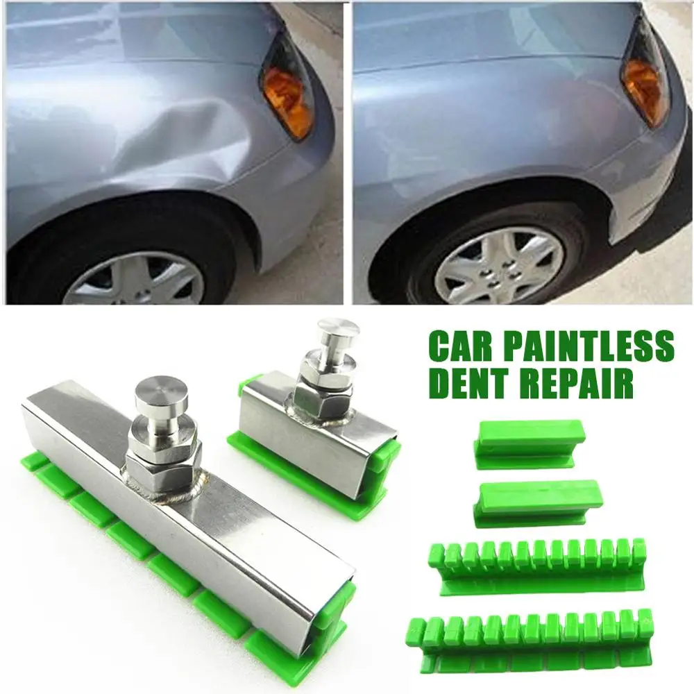 

New Car Dent Repair Tools Kit Auto Body Sheet Metal Paintless Bump Removal Pulling Blue Tabs Set Pull Traceless Remover Hail Pit