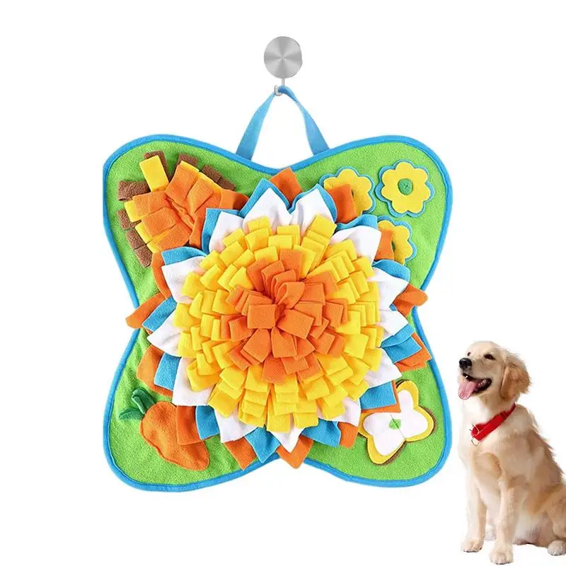 

Dog Sniff Mat Pets For Foraging Interactive Feed Game For Boredom Non-Slip Pet Snuffle Pad For Pets Rabbits Guinea Pigs