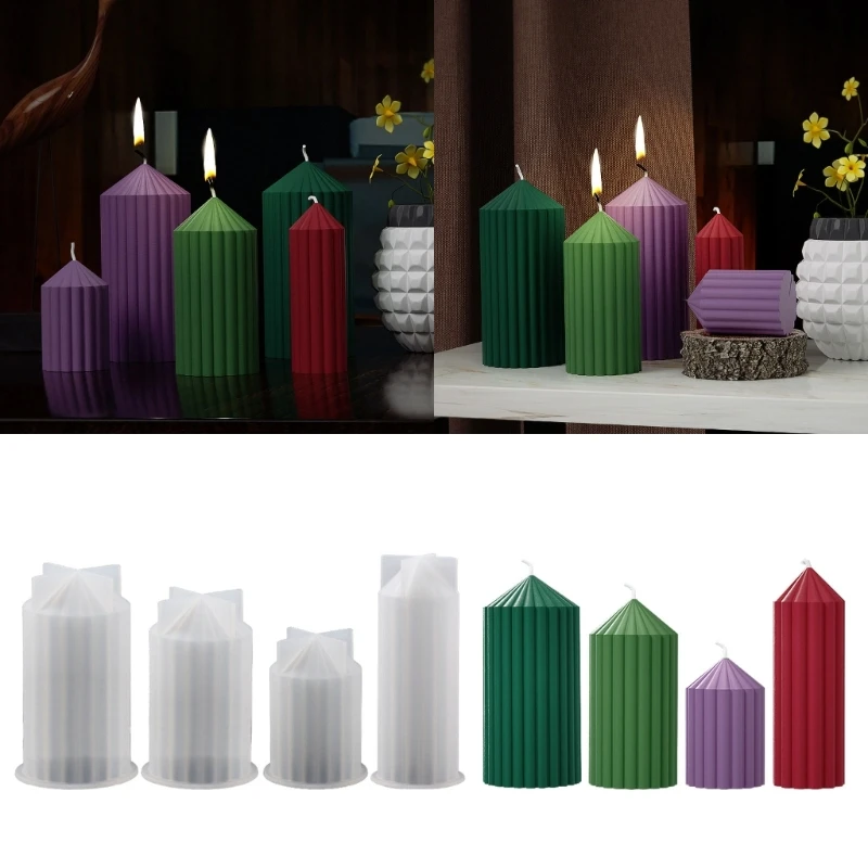 

Форма цилиндрическая для свечей D7WB 3D, силиконовая форма для свечей в форме столба, форма для самостоятельного изготовления свечей из смолы, форма для ароматерапии, мыла