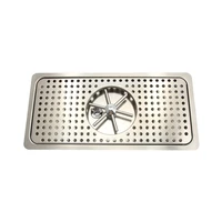 hot selling 17x8 stainless steel drip tray with glass washer automatic cup cleaning for cafe pubs bar home hotel restaurant