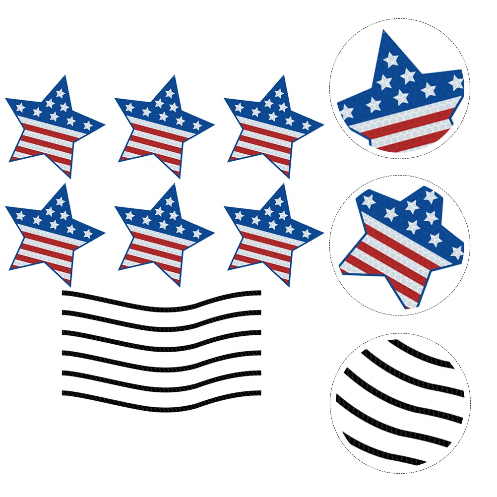 

Refrigerator Accessories Fourth July Stickers Car Gifts Independence Day Magnet Usa American Flag Fridge National