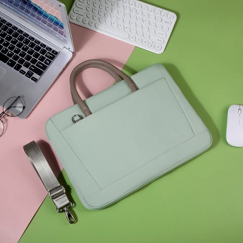 Custodia protettiva per manica per laptop con spalla di protezione per il trasporto di macBook AIR 13 14 15,6 pollici Asus Lenovo Dell Xiaomi Huawei Borsetta