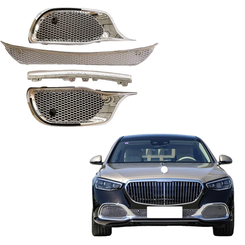 Модифицированная передняя решетка Maybach с яркими полосками и передней решеткой