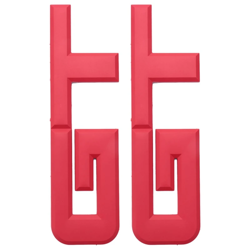 

2 шт., автомобильные наклейки с 3D логотипом Gt, модные автомобильные декоративные наклейки для Ford Mustang Focus Mk 1 2 3 7 Mondeo, Стайлинг автомобиля, крас...