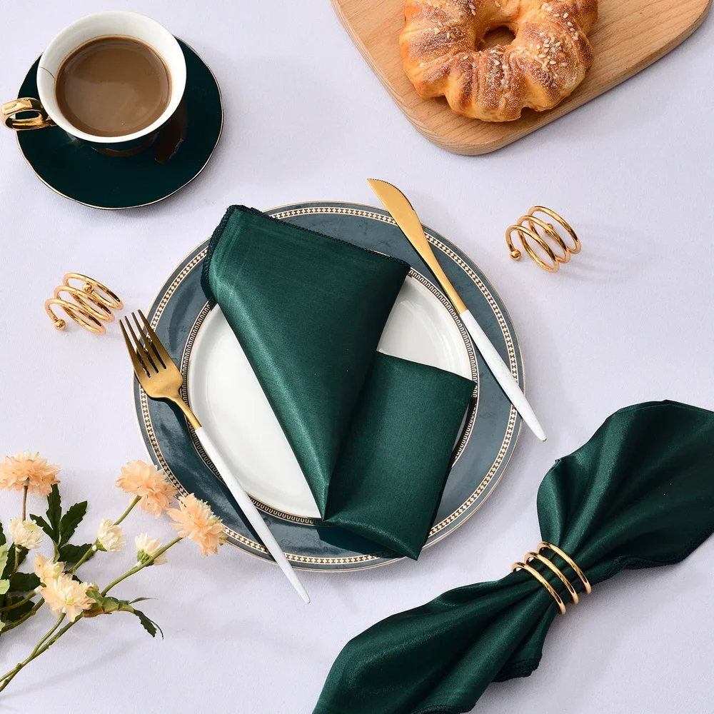 50 шт. сатиновые квадратные салфетки 12 х12 дюймов