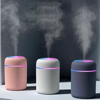 usb cool mist sprayer with colorful night light portable 300ml electric air humidifier aroma oil diffuser for home living room