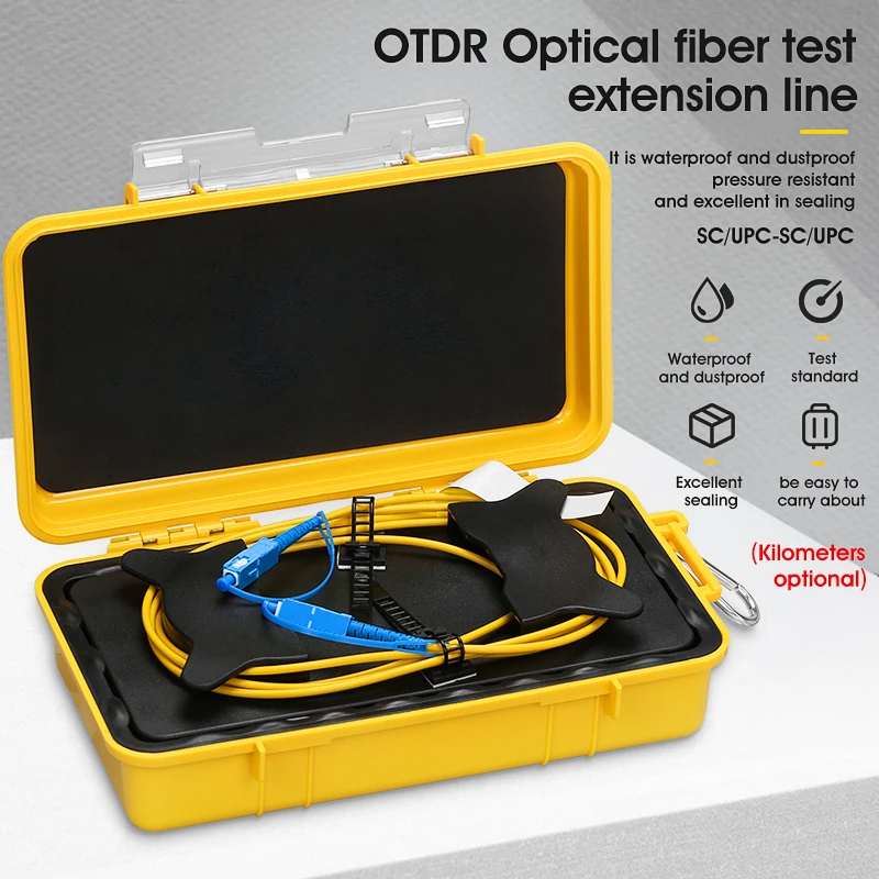 OTDR Fiber Tester SC/UPC-SC/UPC Test Extension Cable Fiber Jumper Box 500M 1Km 2Km